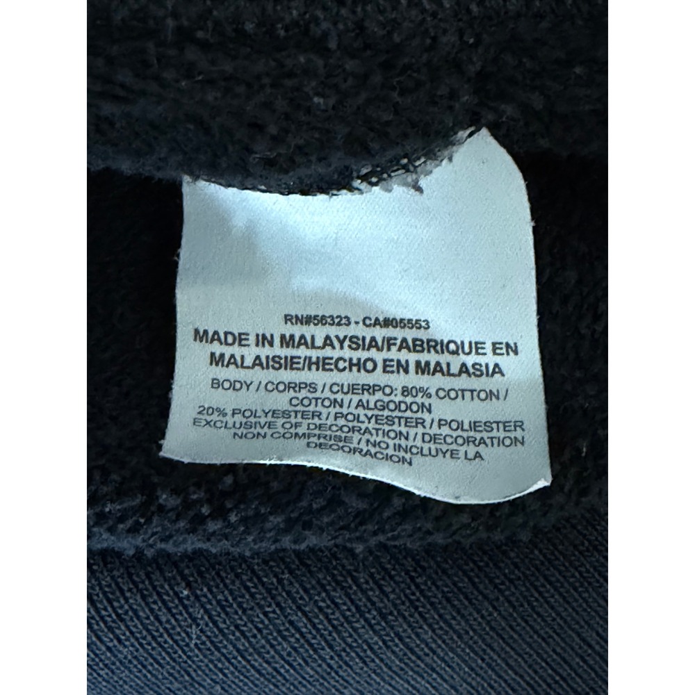 Nike Womens Funnel Neck Scuba Hoodie Black Fleece Pullover Small Raglan Logo - Picture 3 of 11